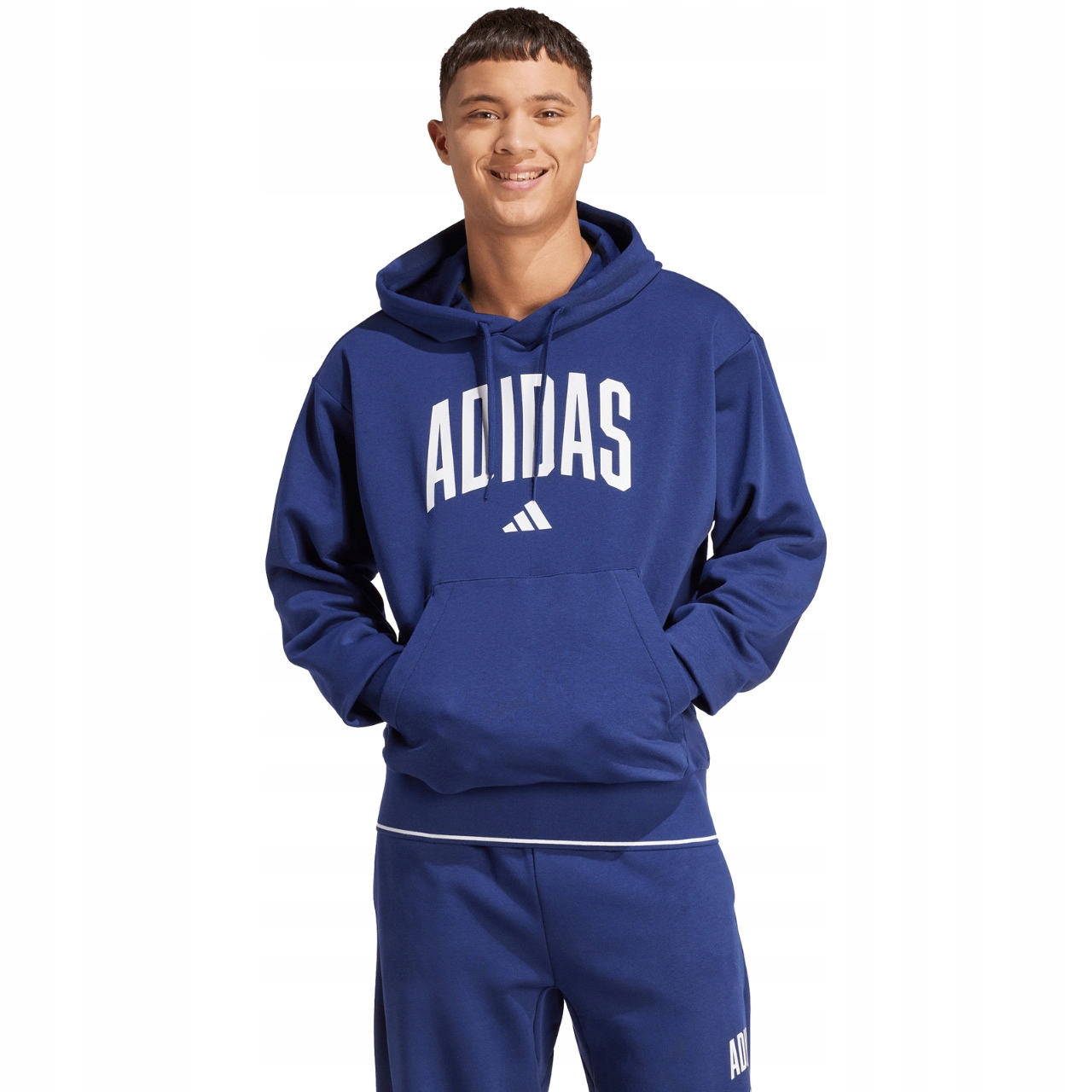 Pánská mikina adidas Collegiate Hoodie tmavě modrá Vel. L