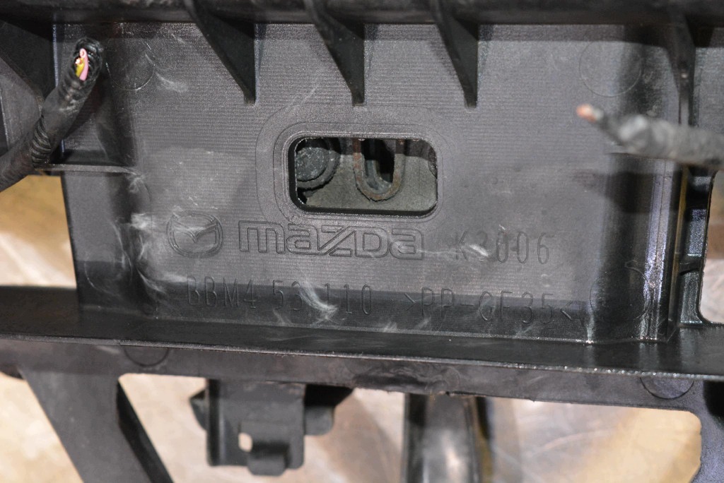 support panel for radiators pillar bonnet latch lock MAZDA 3 II BL 1.6 CiTD 115KM LIFT 09-13