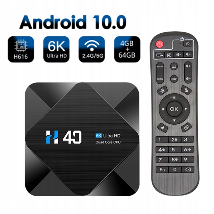 Odtwarzacz multimedialny Dual wifi Android 10.0 6K Marka inna
