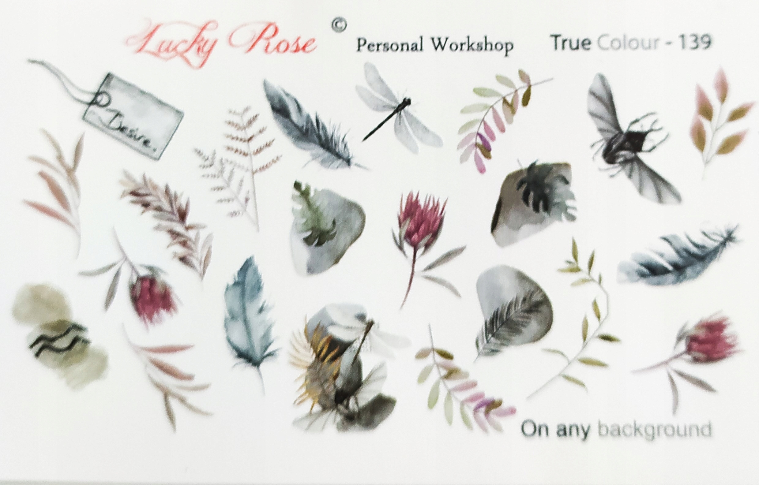 

Naklejki Na Paznokcie Lucky Rose True COLOR-139