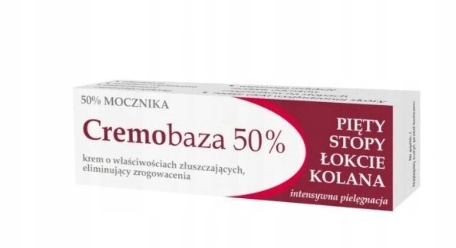 CREMOBAZA 50% KREM Z MOCZNIKIEM NA ZROGOWACENIA