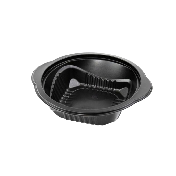 Miska flaczarka na zupę czarna 350 ml - 50 szt.