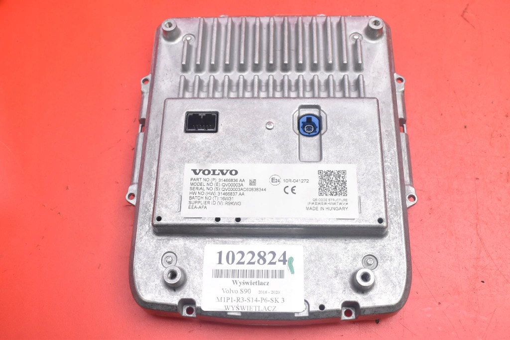 display RADIA navigation devices 31466836AA VOLVO S90 2 II 16-20