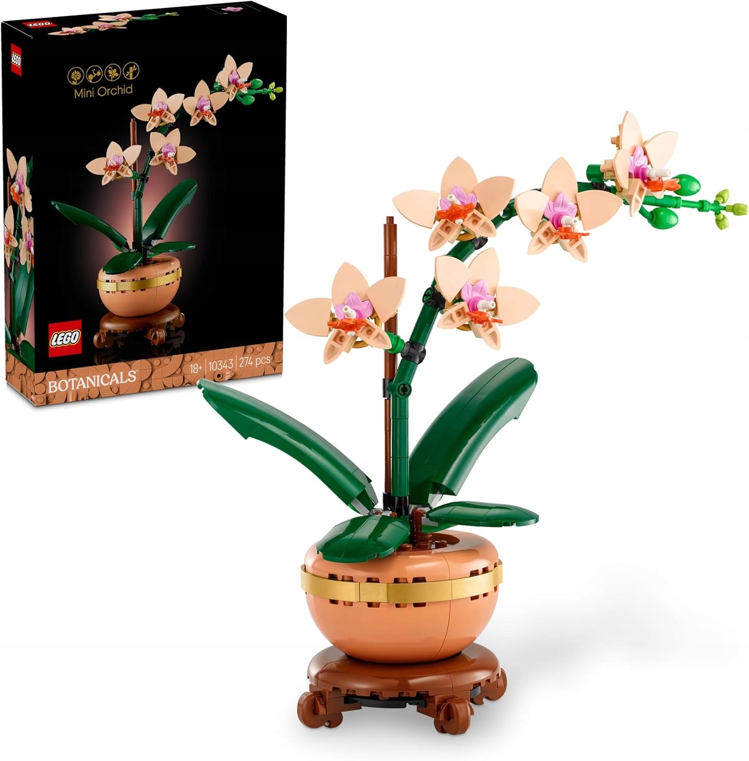 Lego Botanicals Malá Orchidej 10343 dekorace dárek pro dospělé