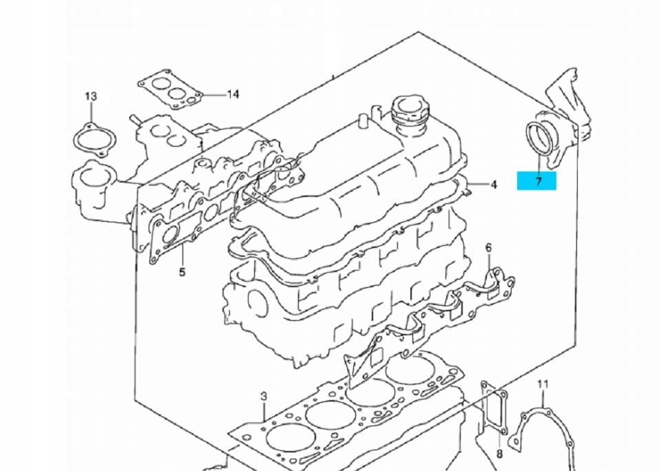 Oring aparatu zapłonowego Vitara/ Samurai Numer katalogowy części 09280-56004-0000
