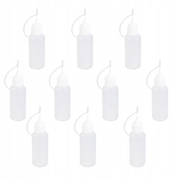 20x 20 ml Pusta butelka z zakraplaczem do