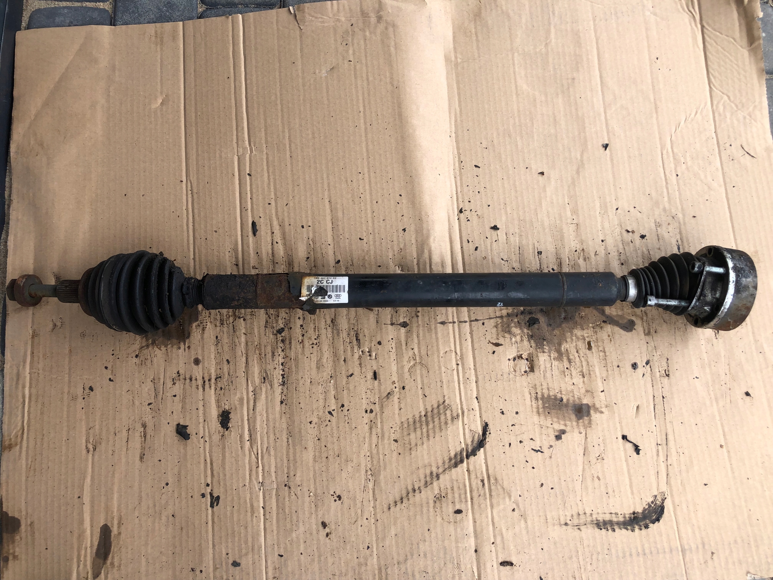 semi-axis right VW SKODA AUDI 1K0407272CC
