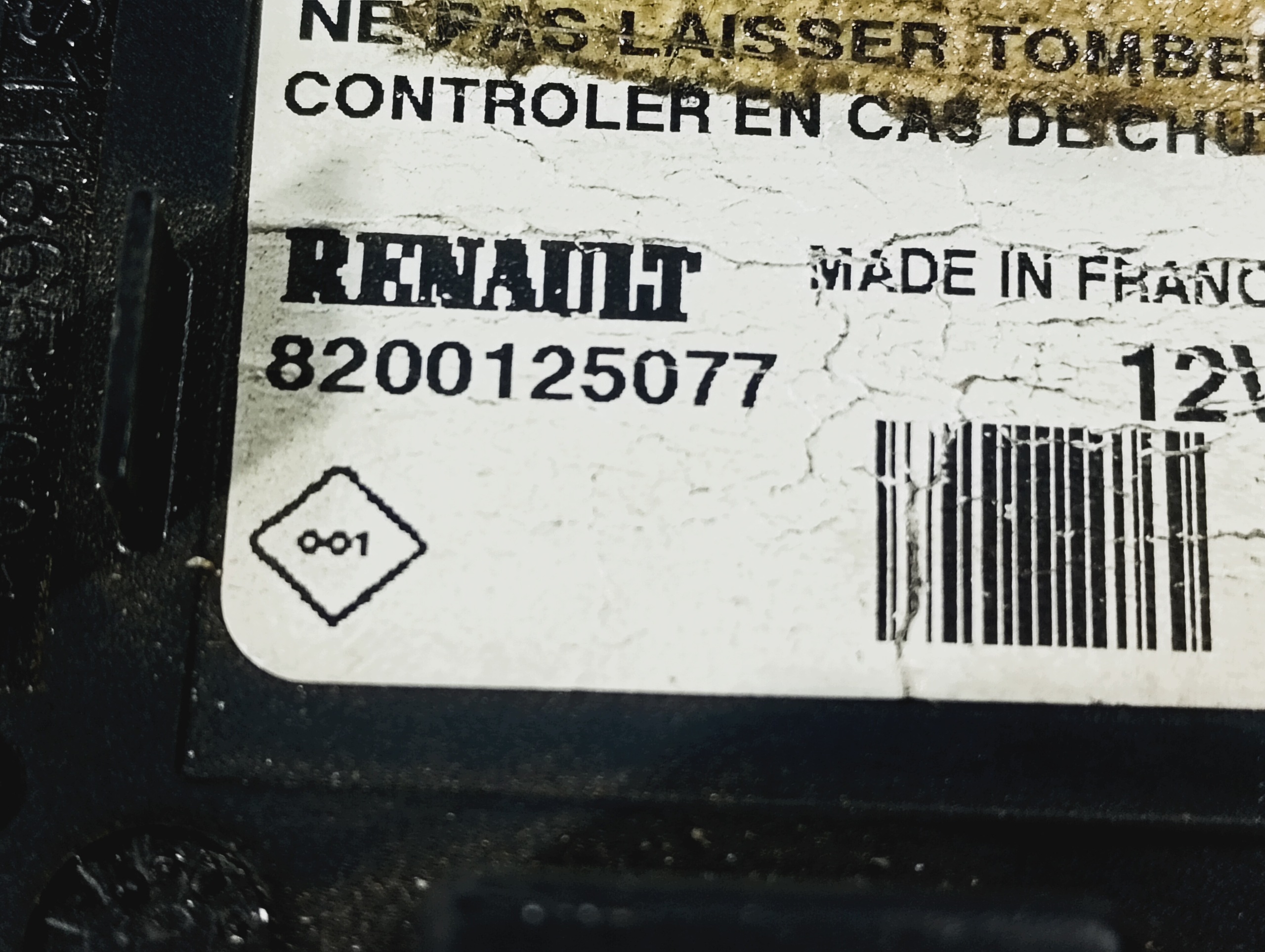 ignition card reader OE 8200125077 RENAULT Megane 2 II 03-09