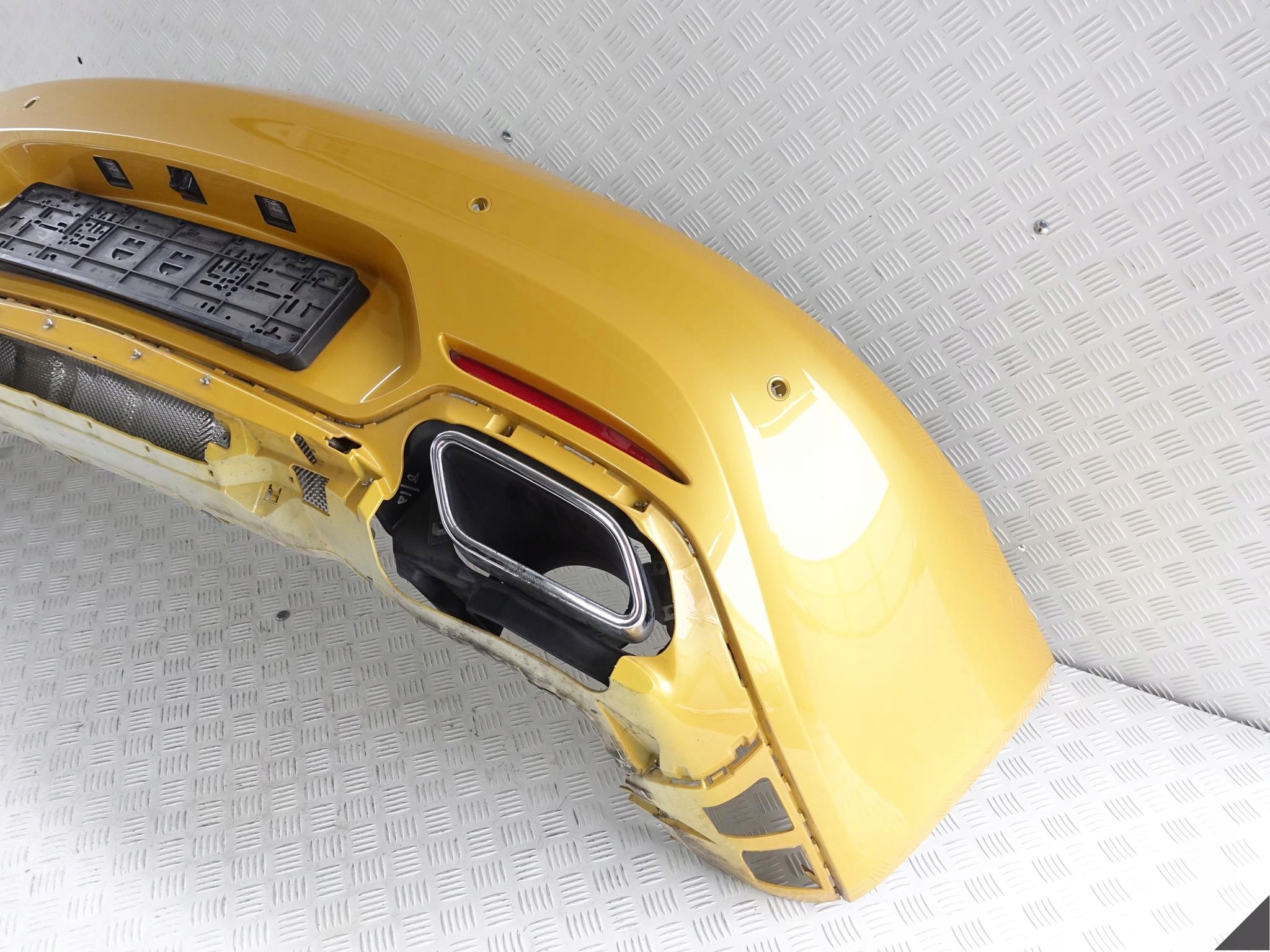 MERCEDES AMG GT 190 bumper exhaust pipe rear part 4xPDC