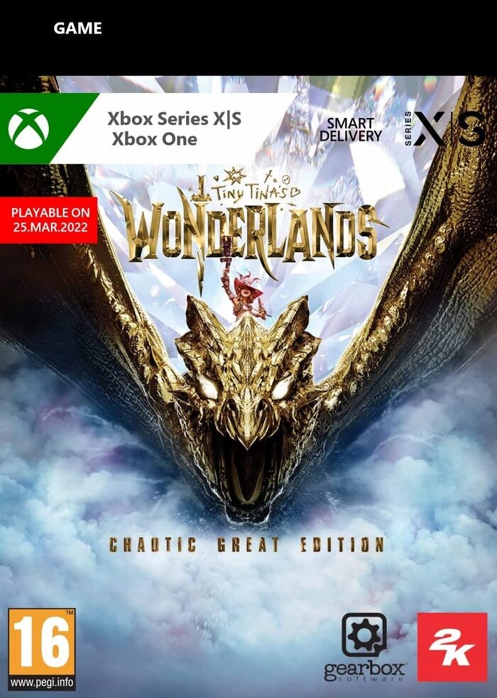 TINY TINA'S WONDERLANDS CHAOTIC GREAT XBOX ON/X/S KLUCZ