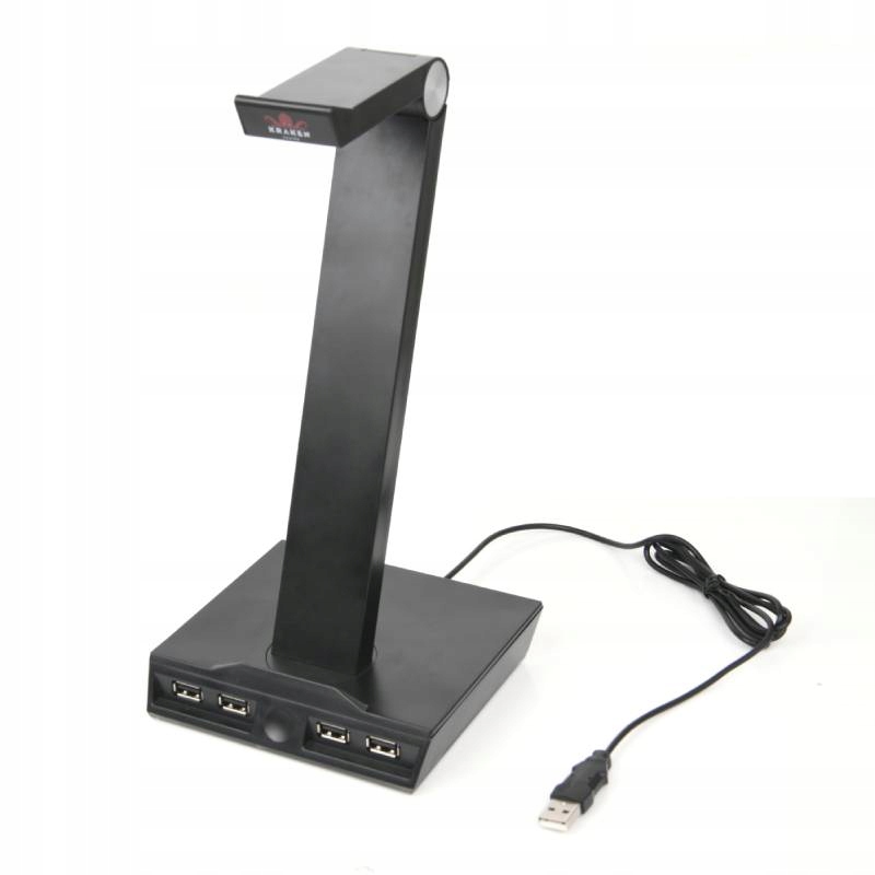 Fülhallgató Állvány Led Háttérvilágítással 4USB