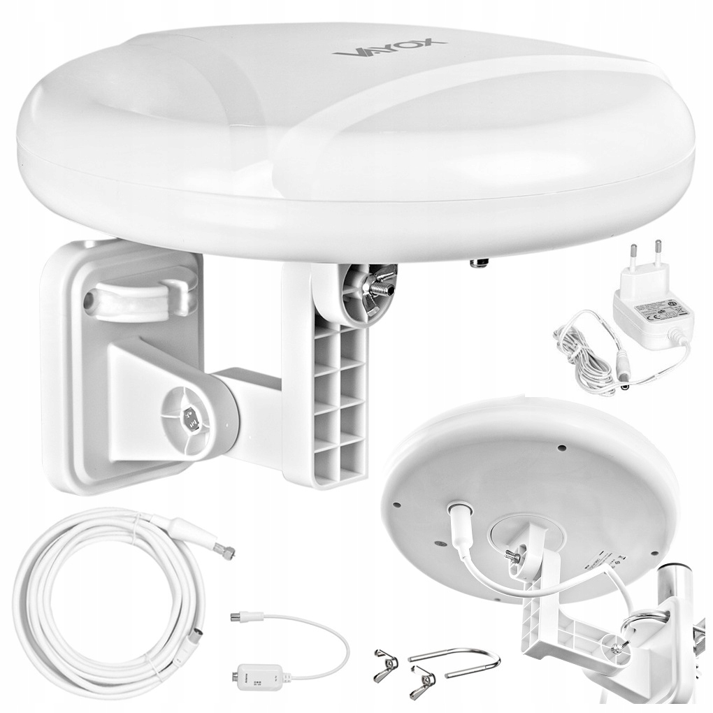 DVBT2 Anténa Pro Pozemní Tv Všesměrový Zesilovač Mux Lte filtr LTE/5G Vayox