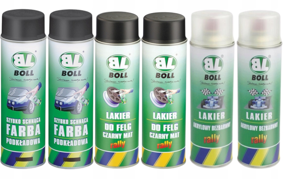 

Duży Zestaw do regeneracja felg Czarny Mat Boll