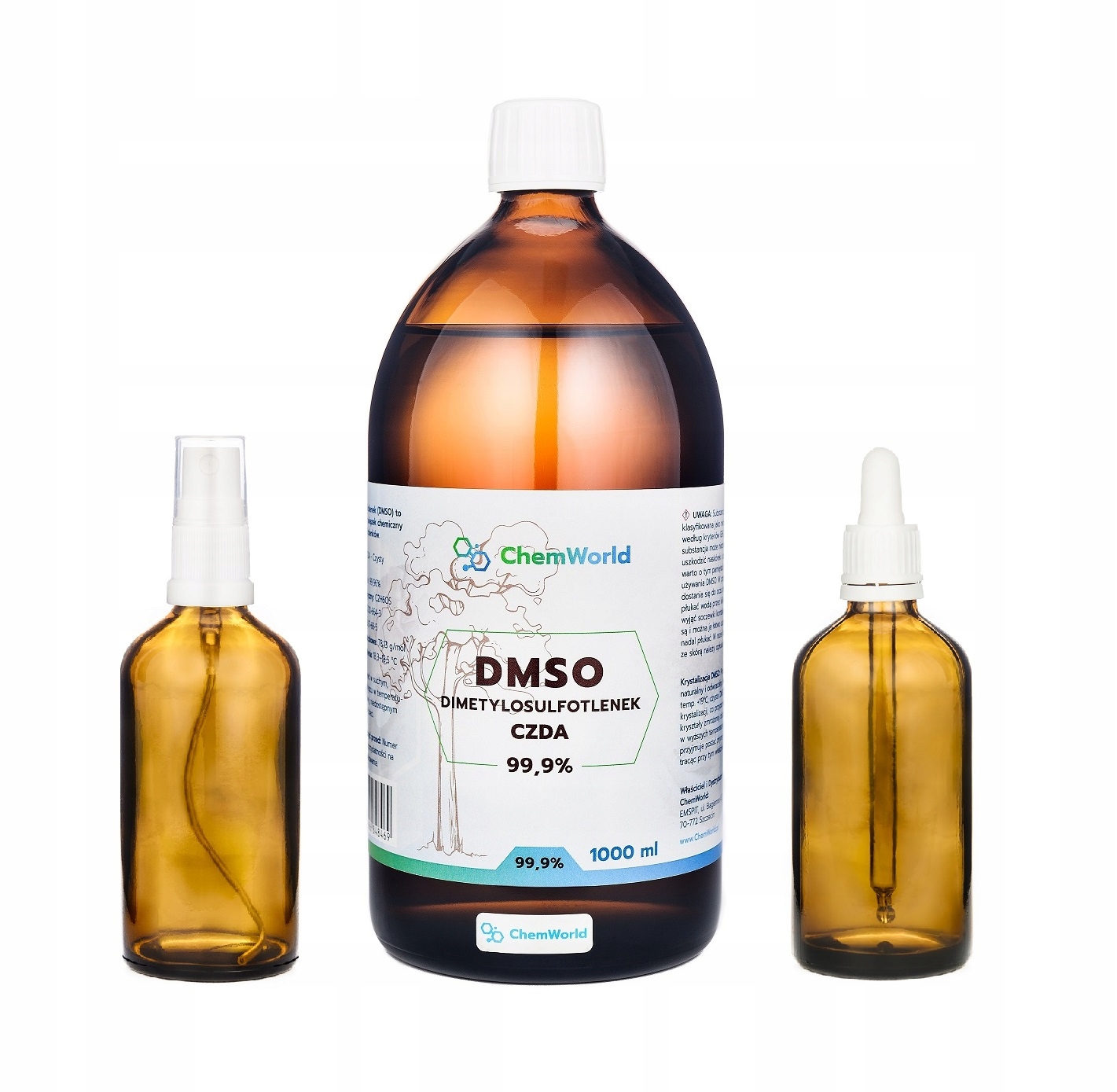 Dmso Dimetylosulfotlenek Czda 1000 atomizer pipeta