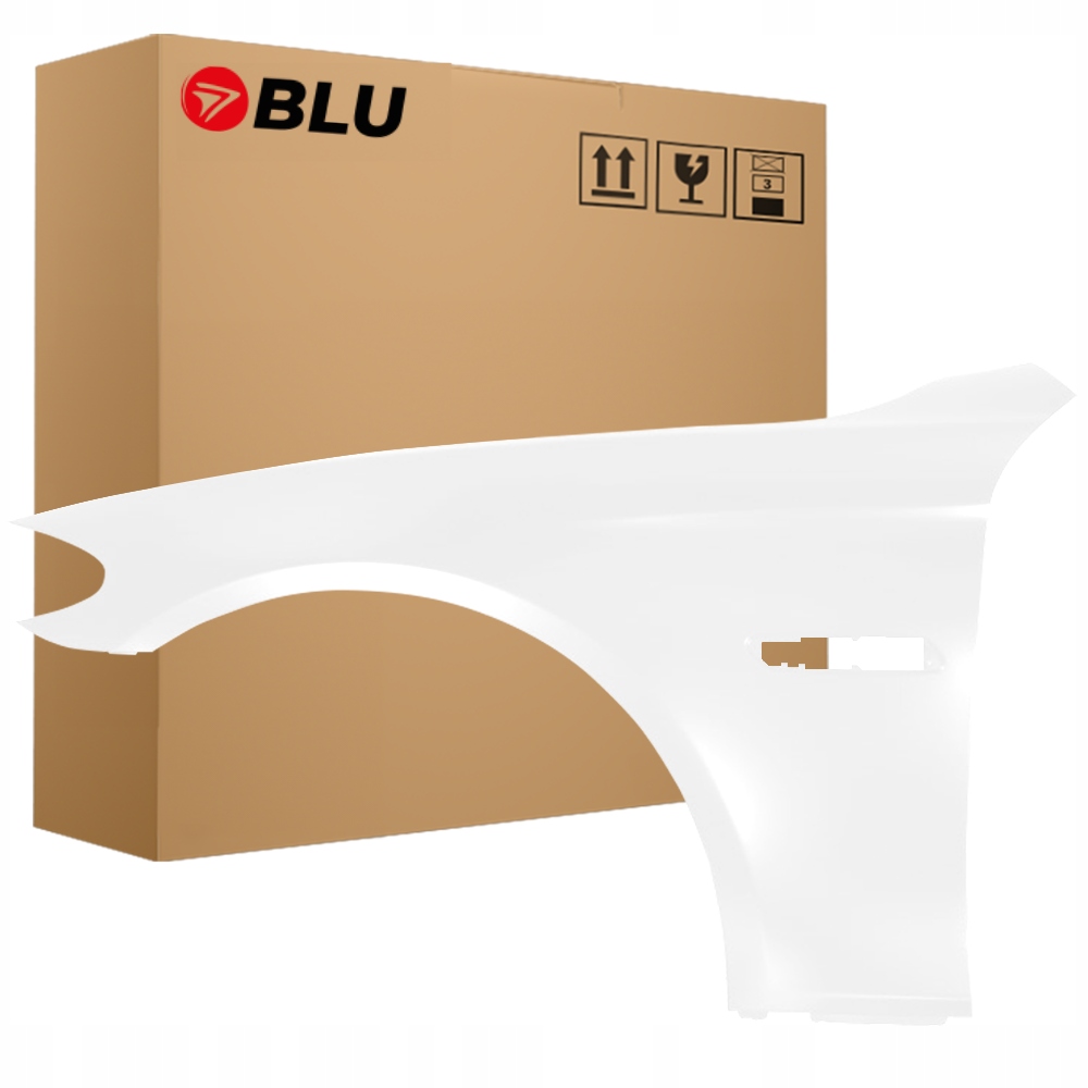 Blu Blatník Bmw 5 F10 F11 300 levý bílý 10-17 přední AlpinWeiss