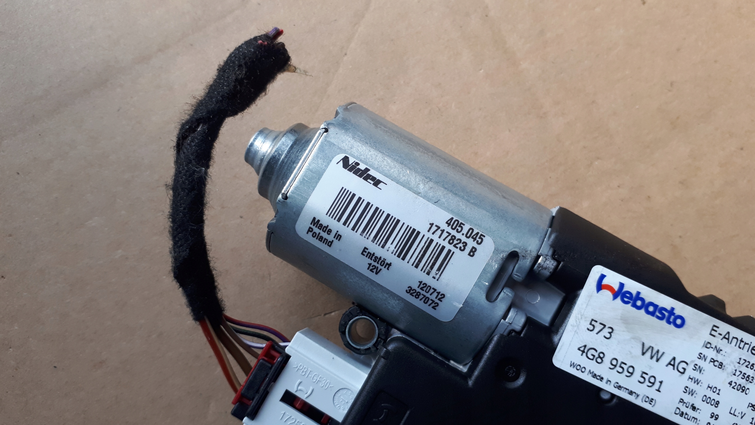 S6 C7 4G A6 Motor Schiebedach 4G8959591 A7 S7