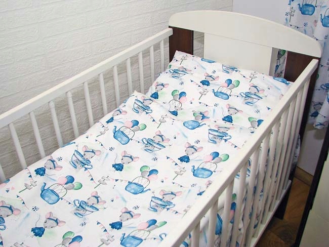 2 el. 100x135 Pościel do łóżeczka 120x60 dziecięca Liczba elementów 2 szt.