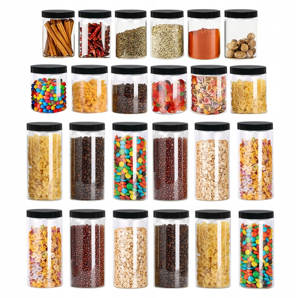 

24x Słoiki Słoiczki 300ml 500ml 1500ml Zestaw 2