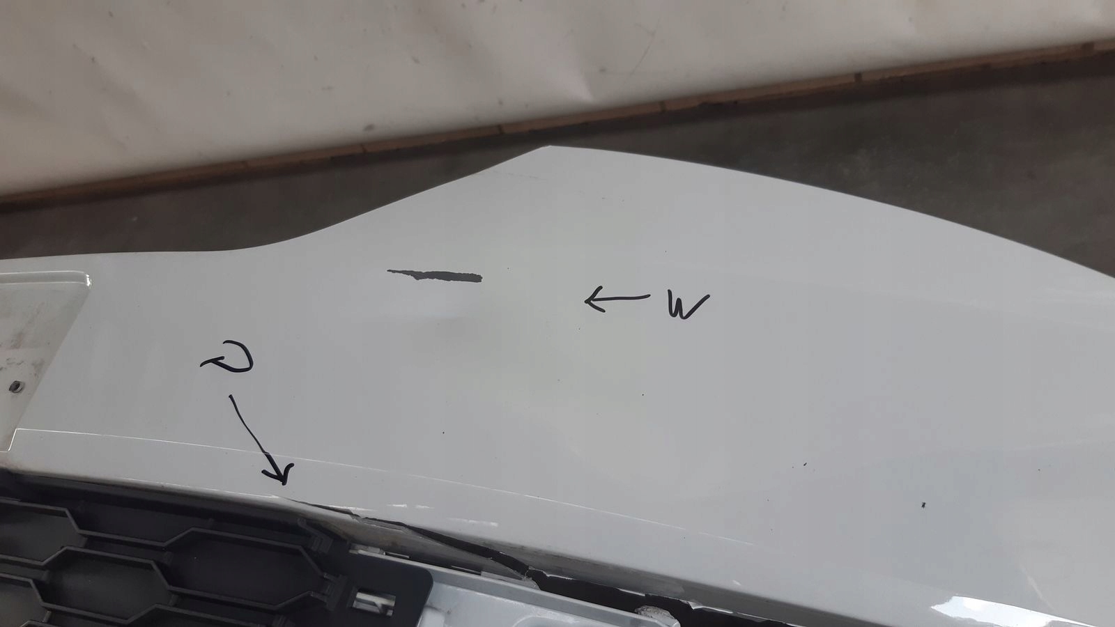 bumper front front Skoda Fabia III LIFT LS9R HB