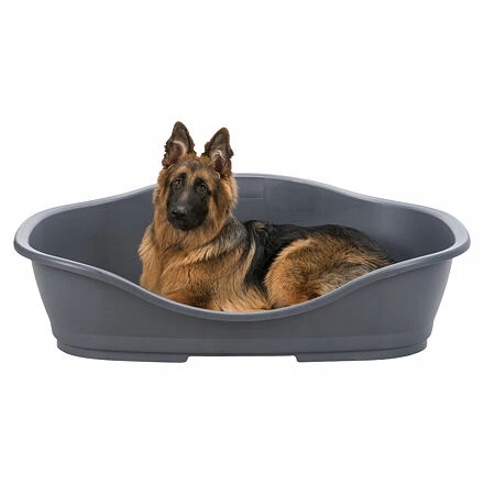 Levně Trixie Be Eco plastový pelech Sleeper č. 2 s větráním 68 x 47 cm, tmavě šed