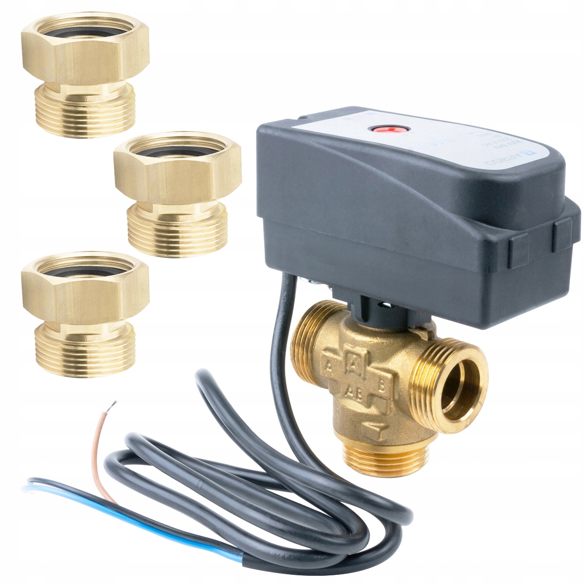 3-CESTNÝ Prepínací Zónový Ventil Afriso Azv 643 1" 8 m3/h Skrutky