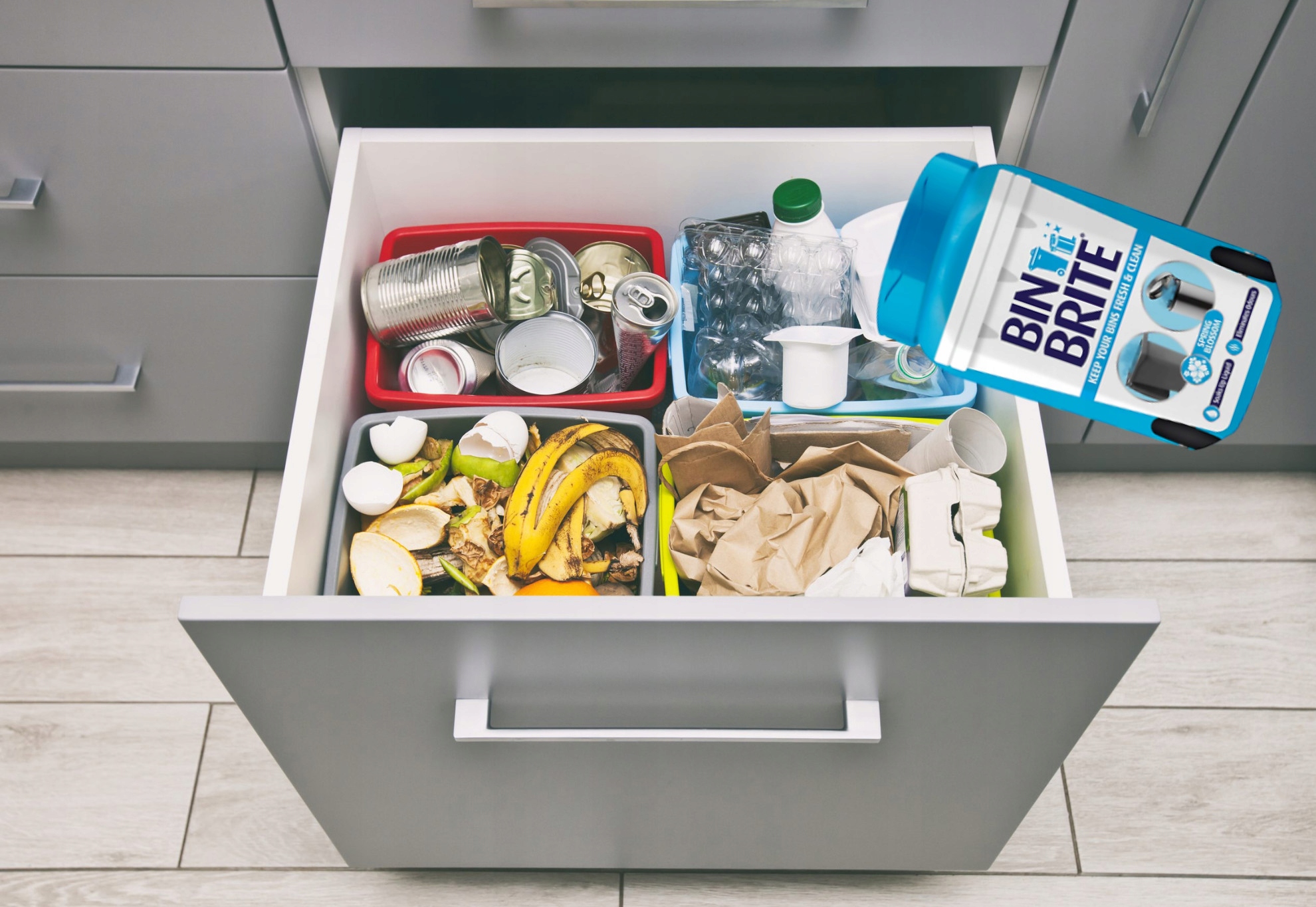 BINBRITE NEUTRALIZATOR zapachów do kosza na śmieci Rodzaj kulki (perełki)