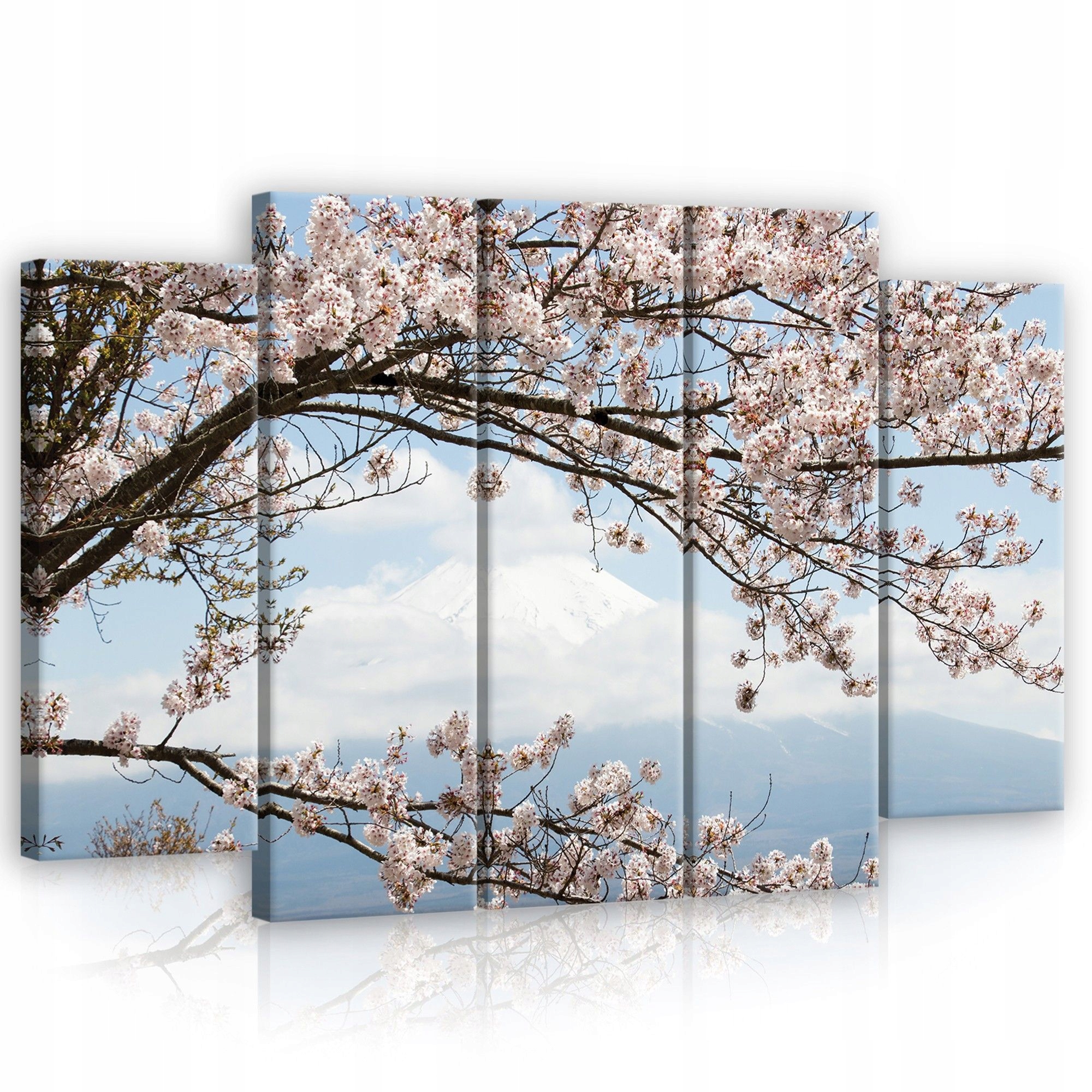 Obraz 150x100 Kvitnúca Sakura Hora Fudži Japonsko jar krajina príroda