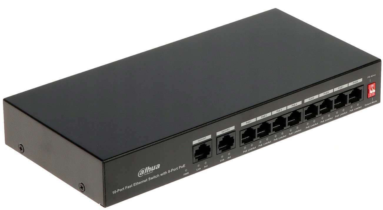 

Switch PoE PFS3010-8ET-65 8xPoE+2xUplink