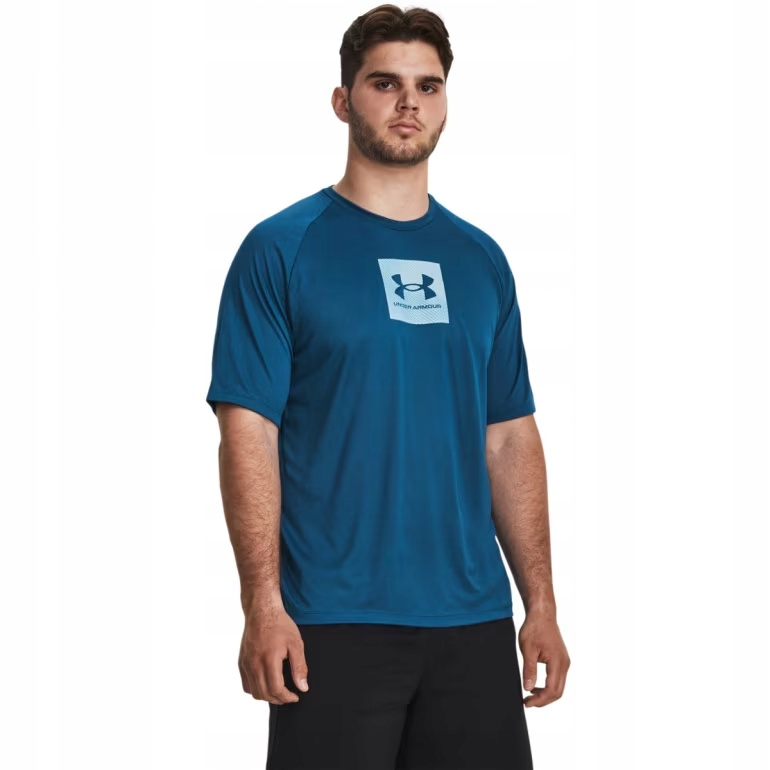 Under Armour Koszulka Treningowa Tech Print Fill Blue 3XL