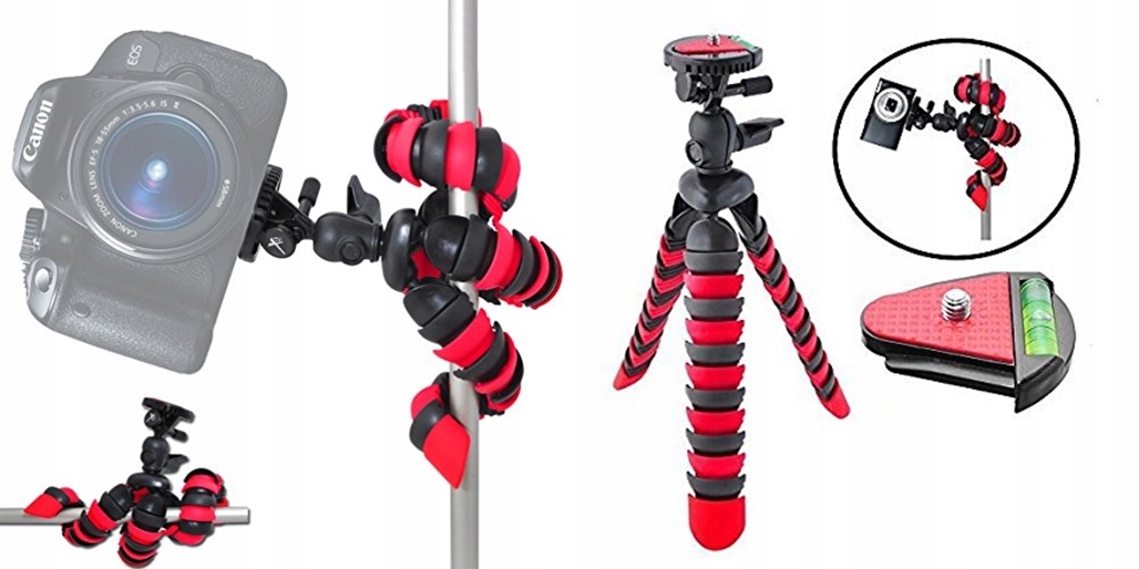 STATYW Z POZIOMICĄ DO RICOH GR II 2 Model ELASTYCZNY