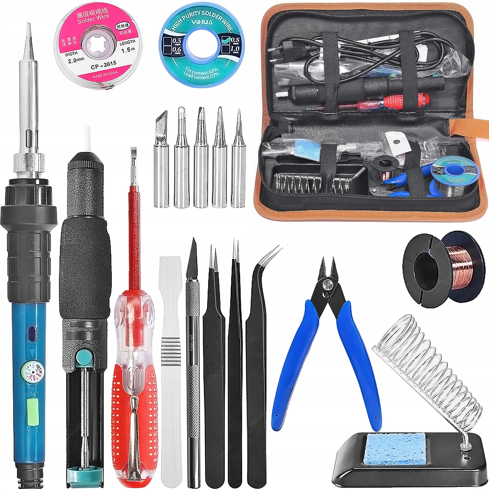 Přesná Pájka 60W Yihua Elektronická Sada V Pouzdru Dárek XXL