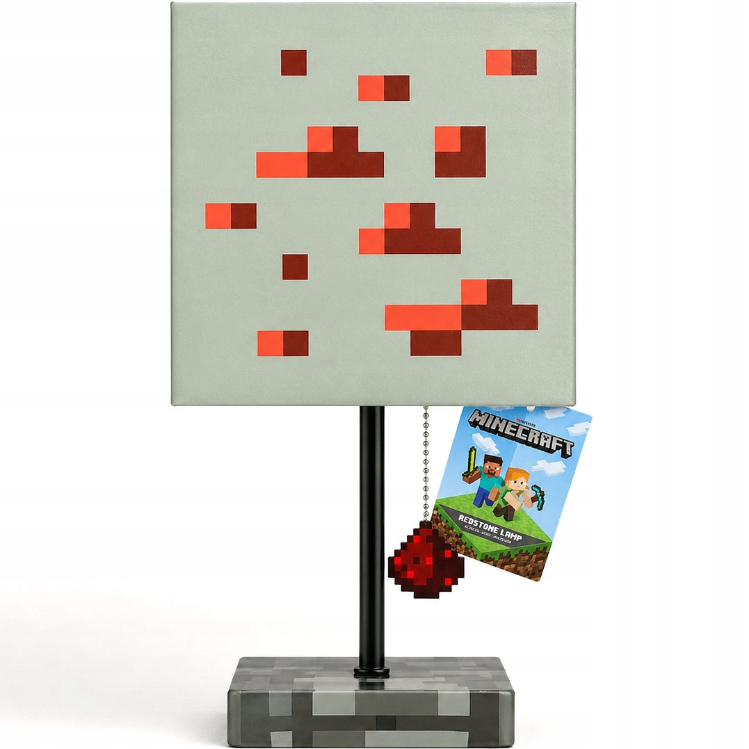 Stolová lampa Minecraft Redstone Led Paladone nočný blok