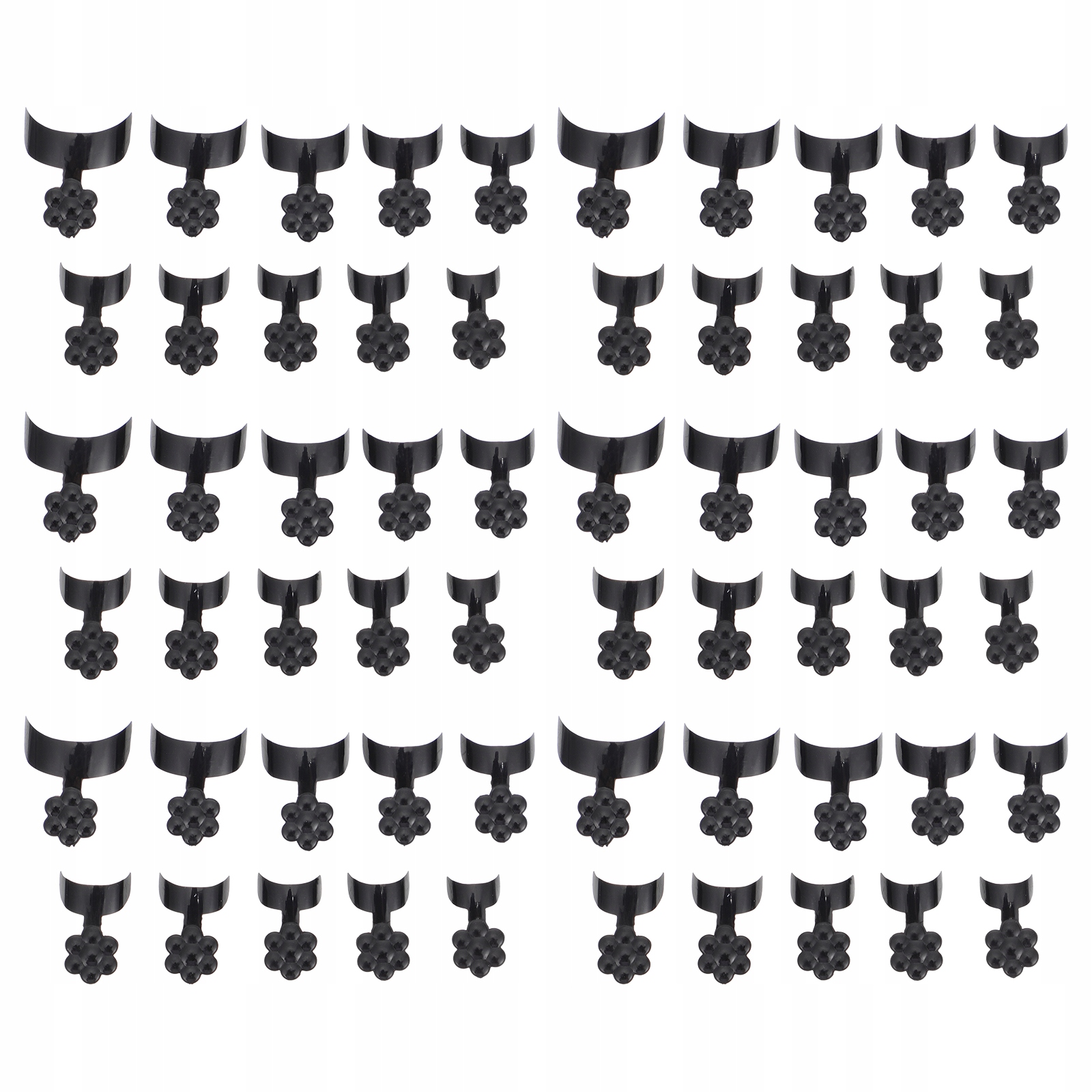 DIY PŁATKI NA SZTUCZNE PAZNOKCIE FRANCUSKI MANICURE 100 SZT