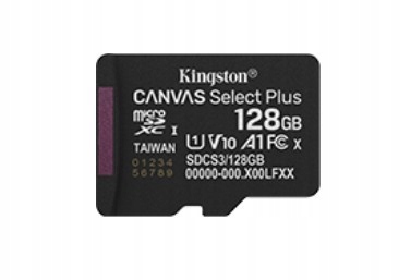 Kingston Paměťová karta microSD 128 Gb Canvas Select+ G3 150MB/s