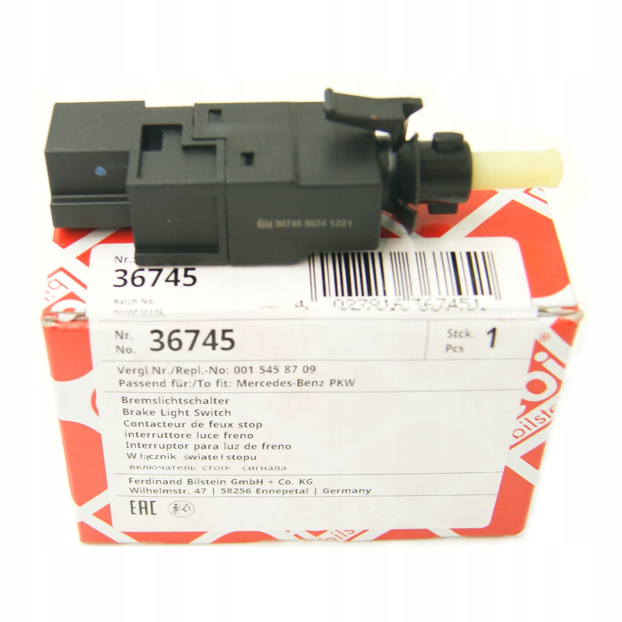 FEBI WŁĄCZNIK ŚWIATEŁ STOP DO MERCEDES W168 W203