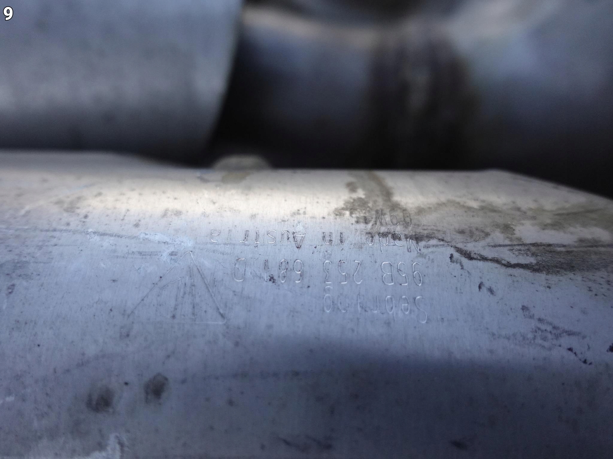 PORSCHE MACAN 95B S 2,9 / 3,0L exhaust pipe TLUMIK left