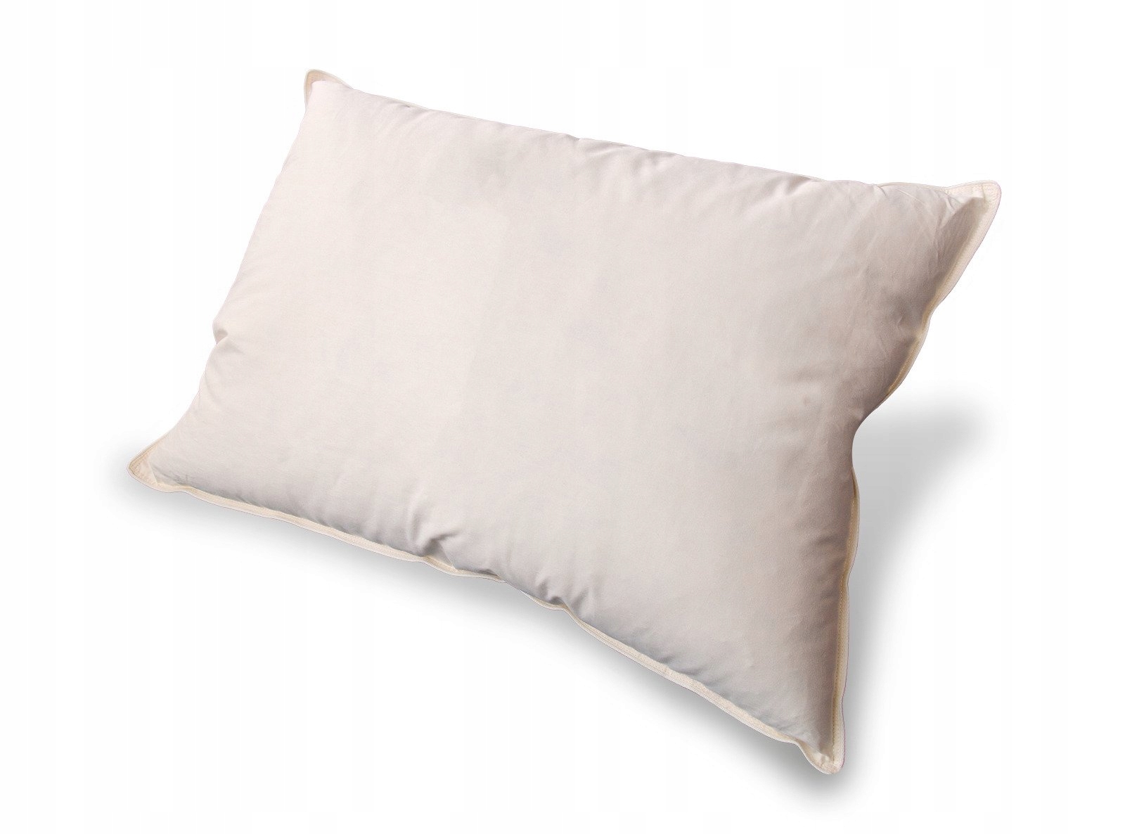 Poduszka do spania na łóżko puch i pierze Gęsi 50x70 Poduszki WYSOKA ecru