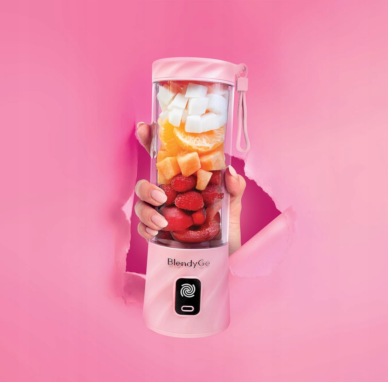 BLENDYGO 3 Blender Do Smoothie Przenośny Mini USB 550 ml BPA Free — miniatura 3