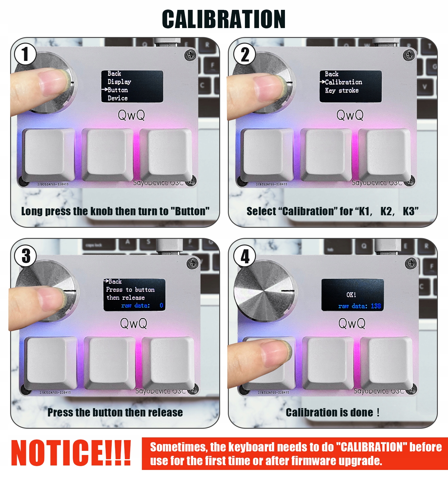 Magnetická klávesnice O3CWHITE