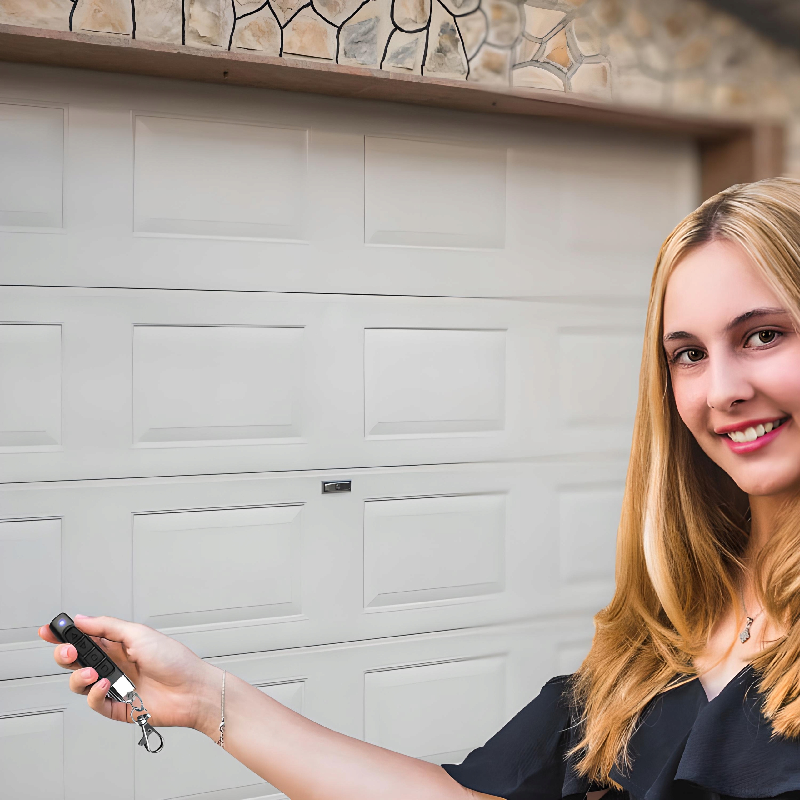 SAMOKOPIUJĄCY PILOT UNIWERSALNY DO BRAMY ALARMU CZARNY 433,92MHZ Rodzaj Pilot