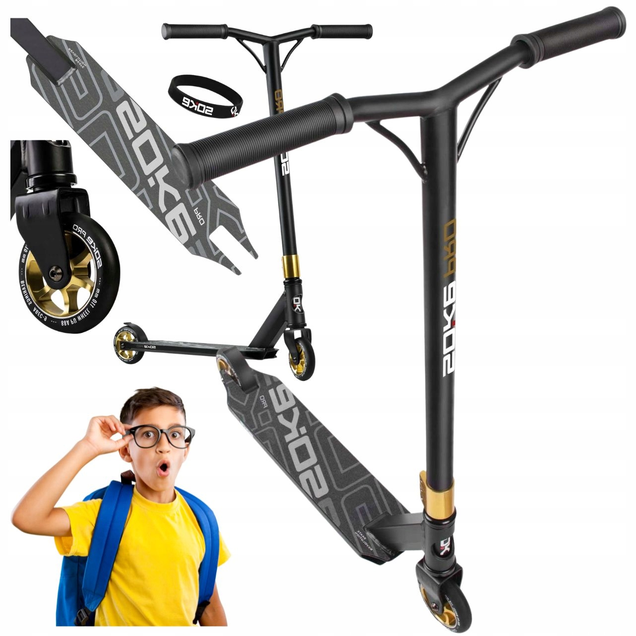 Hulajnoga Wyczynowa dla Dzieci Dorosłych Skate Dla Chłopca