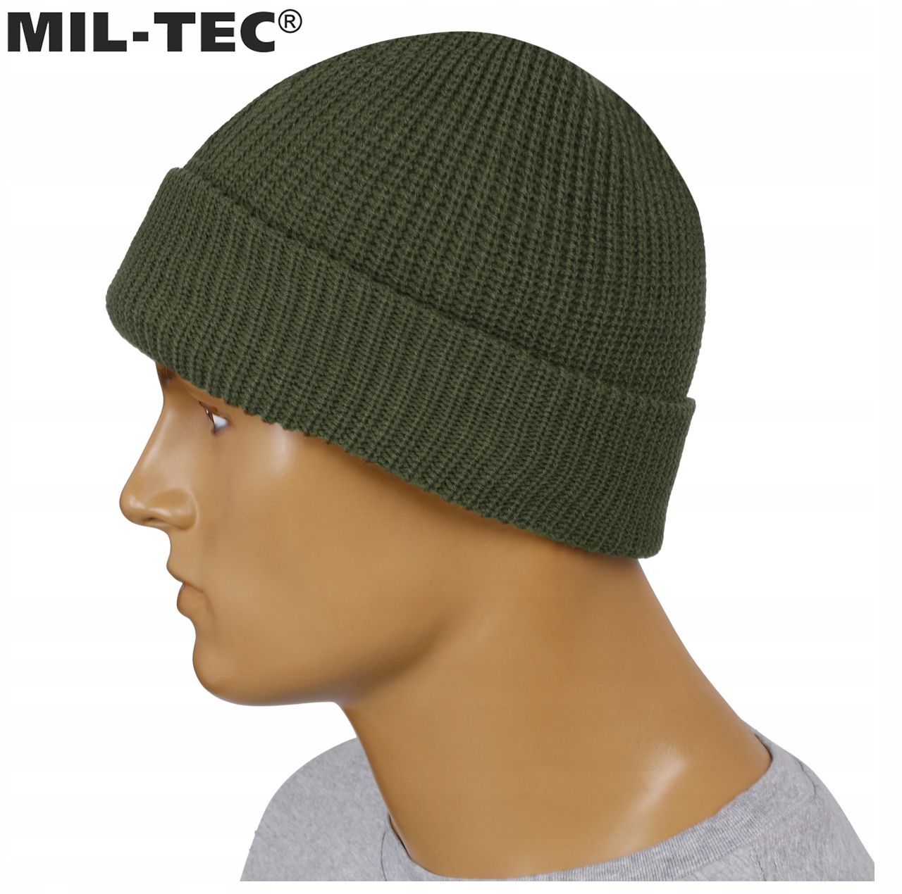 CZAPKA ZIMOWA MĘSKA MIL-TEC AKRYL CIEPŁA Watch Cap NA ZIMĘ OLIVE Kolekcja MILITARIA,OUTDOOR
