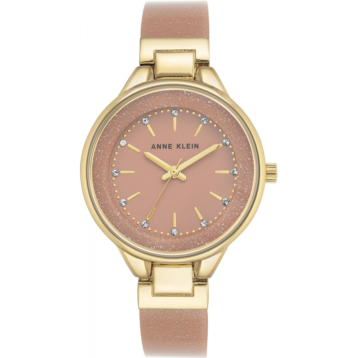 Dámské hodinky Anne Klein AK-1408LPLP se Zirkony růžové