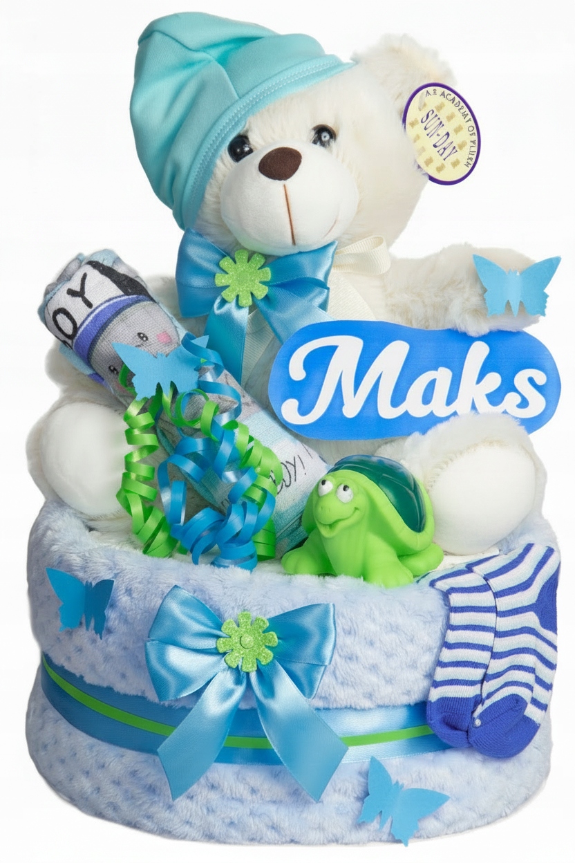 Dort z plenek Pampers 2 dárek křest baby shower