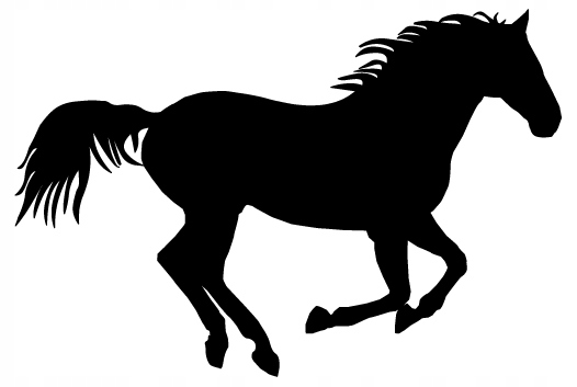 

Naklejka Koń Konik Naklejki na auto 12,5 cm wzór 8