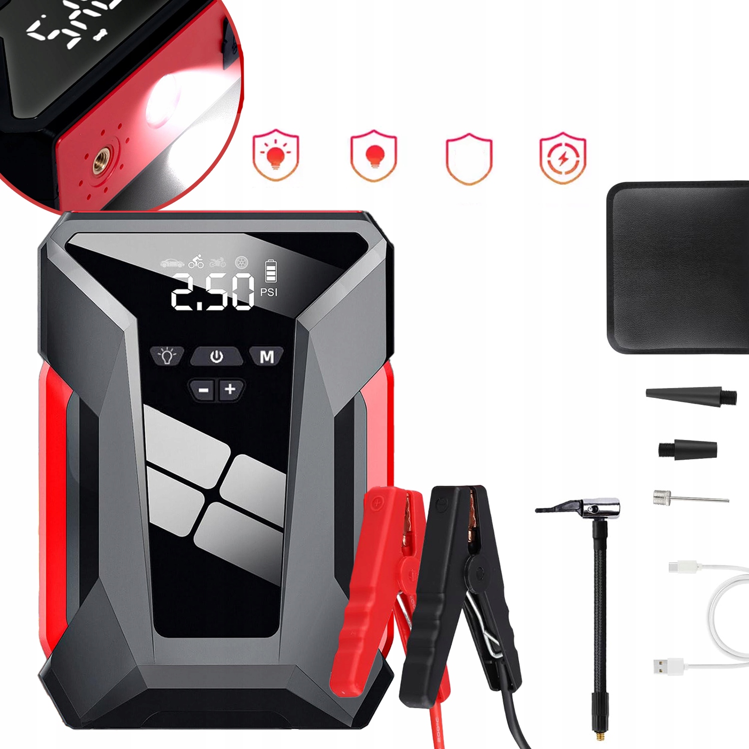 Startovací Zařízení Startovacího Stroje Automobilu Powerbank 10000 mAh