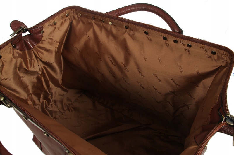 KUFER SKÓRZANY PRESTIŻOWA TORBA PODRÓŻNA SKÓRA Materiał dominujący skóra naturalna licowa