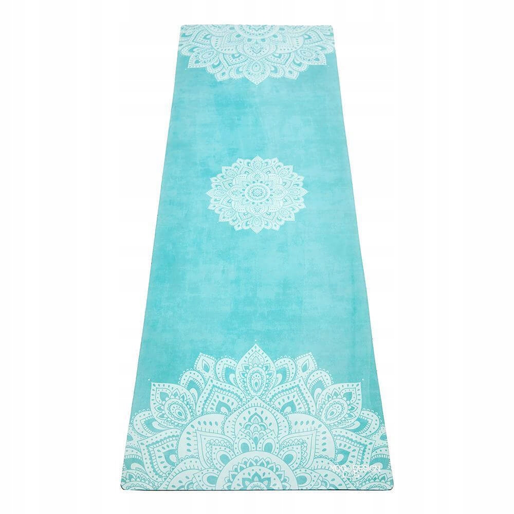 Mata do ćwiczeń jogi Yoga Design Lab Combo Travel 1,5 mm Mandala Turquois