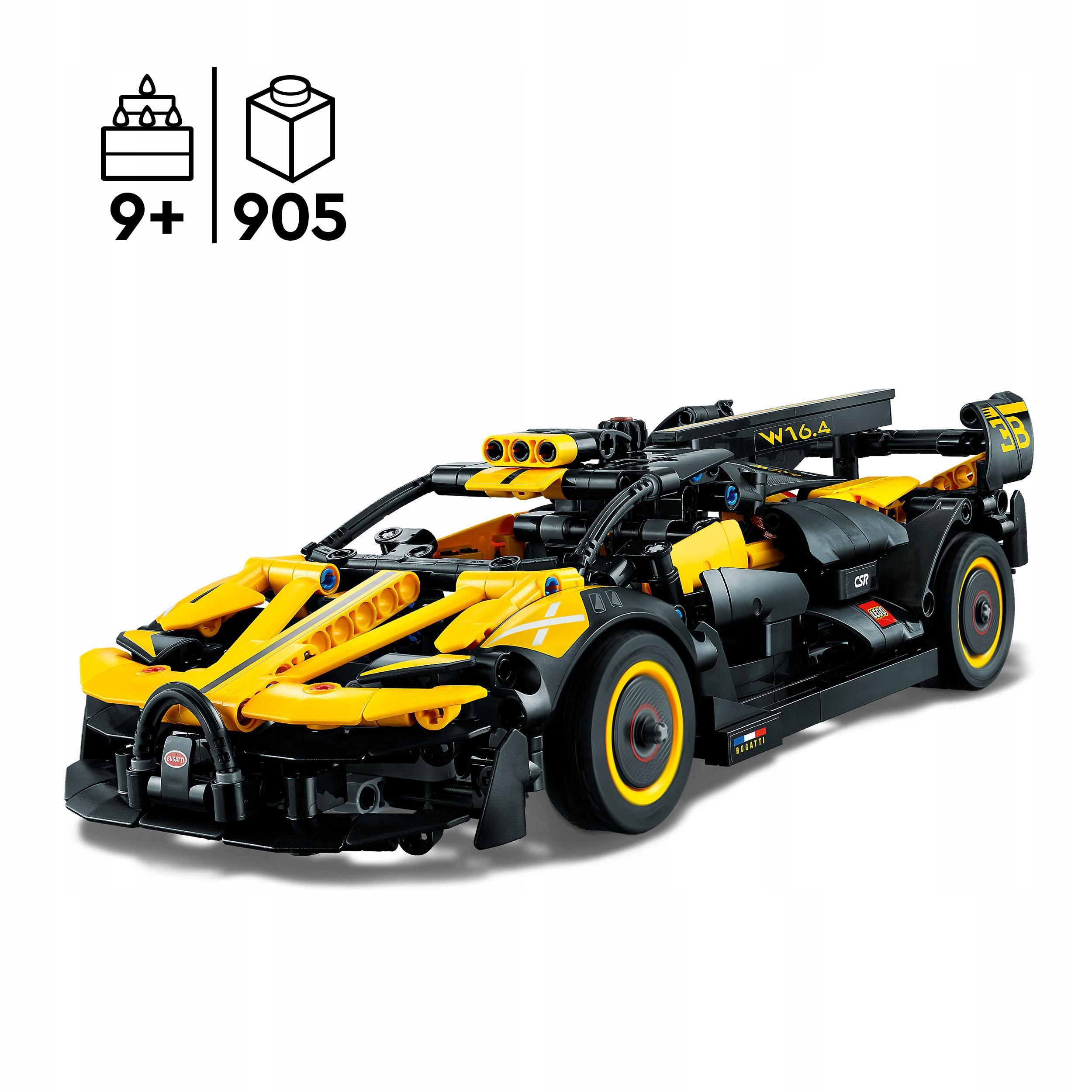 LEGO TECHNIC 42151 BOLID BUGATTI + LEGO TORBA PAPIEROWA ŚREDNIA EAN (GTIN) 5702017424736