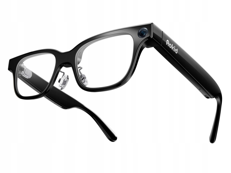 Okulary AR Rokid z AI Aparat Kamera Tłumaczenia Asystent Ekrany microLED